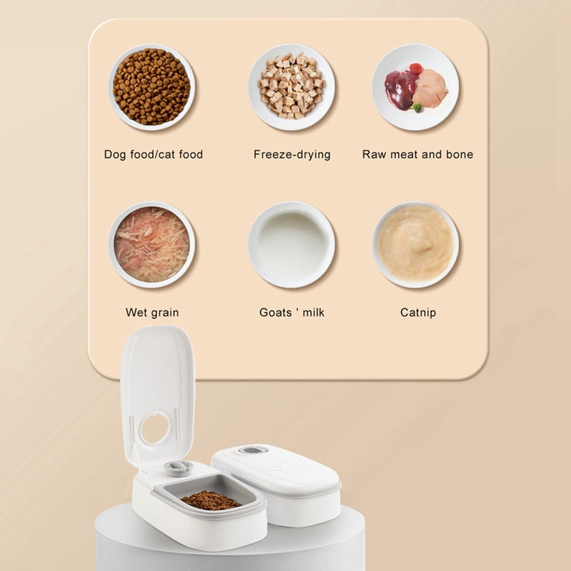 Automatic Pet Feeder Smart Food Dispenser For Cats Dogs Timer Stainless Steel Bowl Auto Dog Cat Pet Feeding Pets Supplies - Image 4
