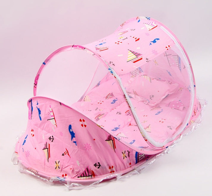 Foldable  Baby Bed Net With Pillow Net 2pieces Set - Image 3