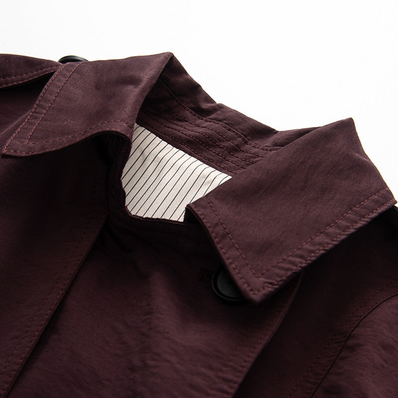 Trench Mid-length British Trench Coat - Image 3