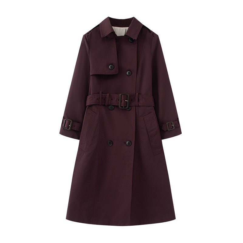 Trench Mid-length British Trench Coat - Image 4