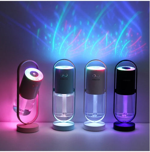 Magic Shadow USB Air Humidifier For Home With Projection Night Lights Ultrasonic Car Mist Maker Mini Office Air Purifier - Image 4