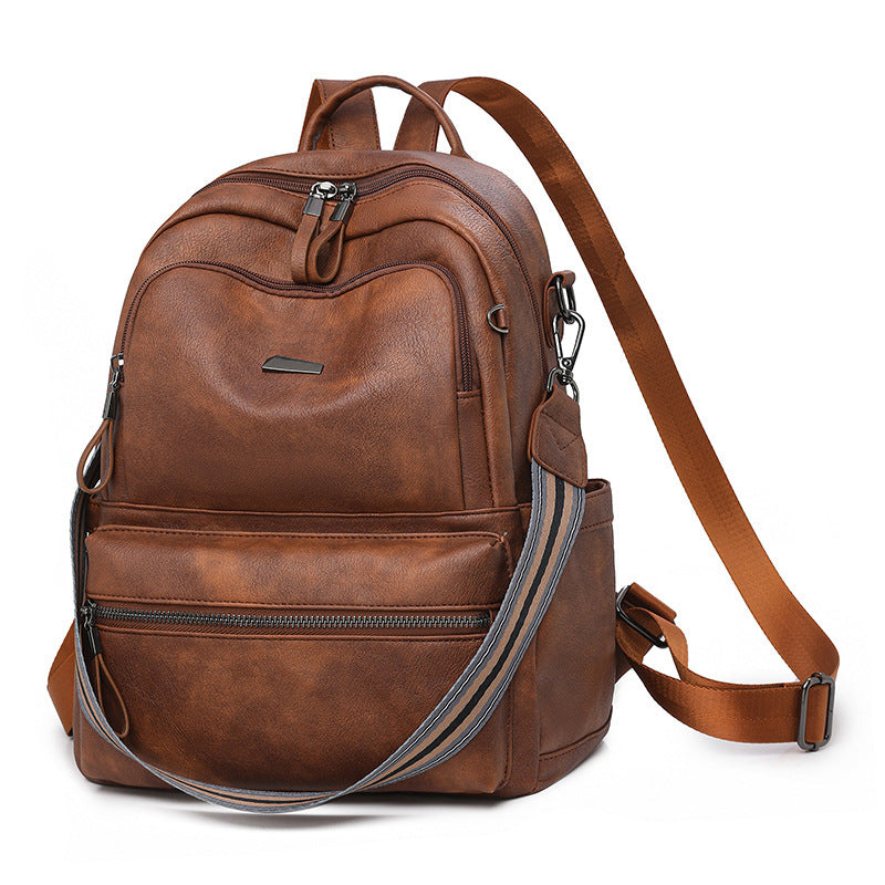 Lightweight Girls' Travel Backpack Large Capacity Retro - Image 3