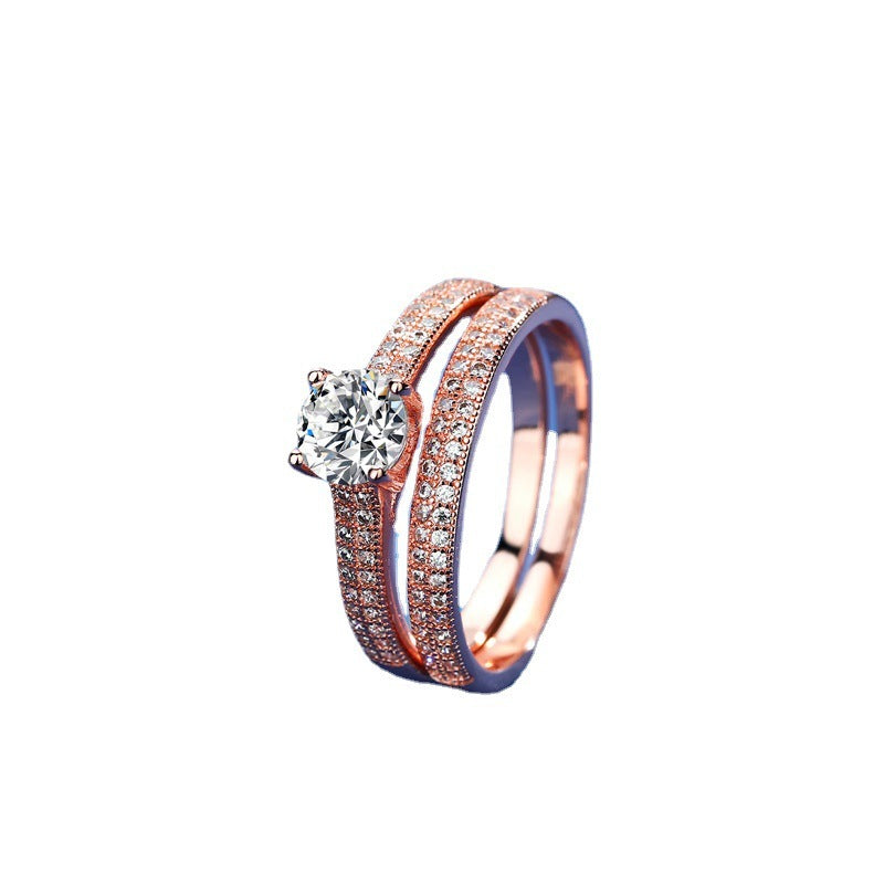 European And American Fashion Ring Set - Image 3