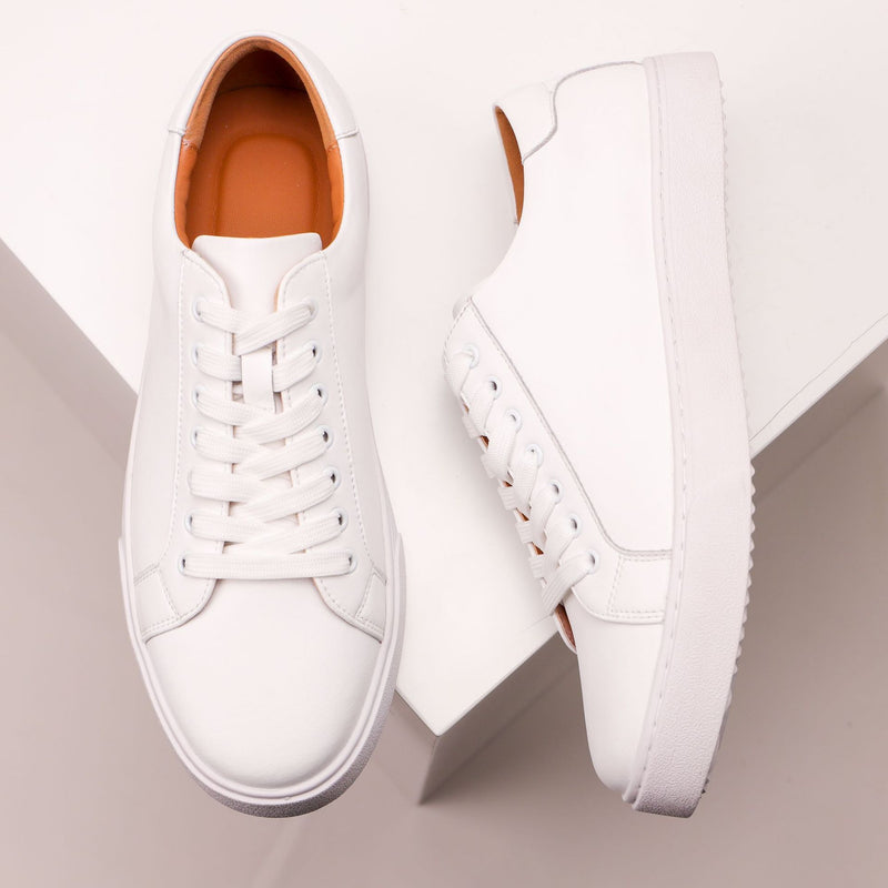Business Casual Leather Shoes Men's Leather Soft Bottom Skateboard Shoes - Image 4