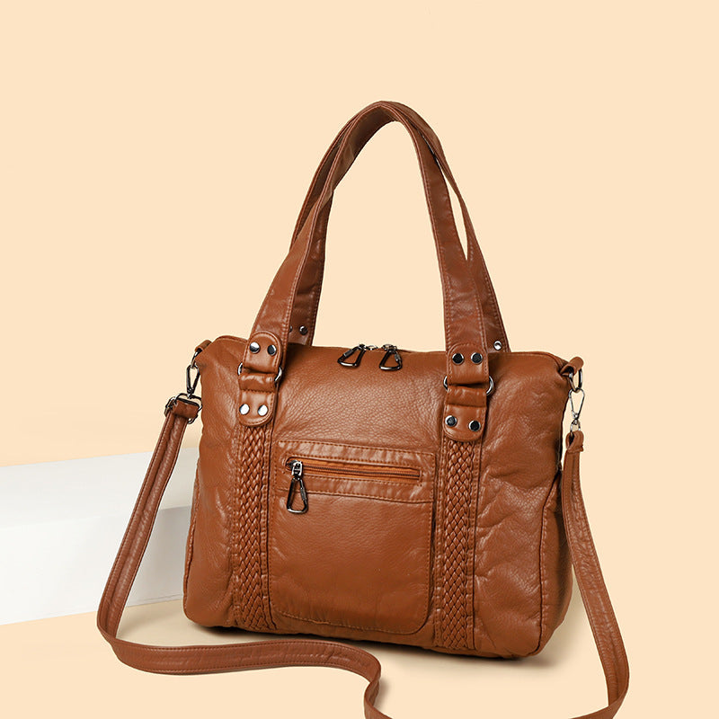 French Retro Motorcycle Shoulder Messenger Bag - Image 4